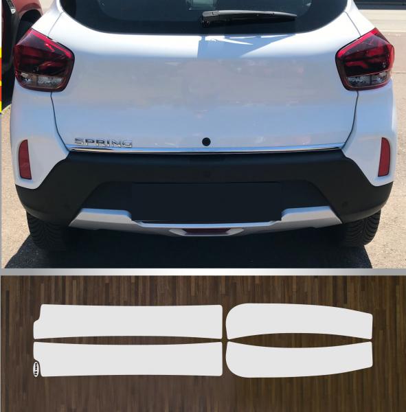 Lackschutzfolie für Türeinstiege Einstiegsleisten Dacia Spring ab 2021